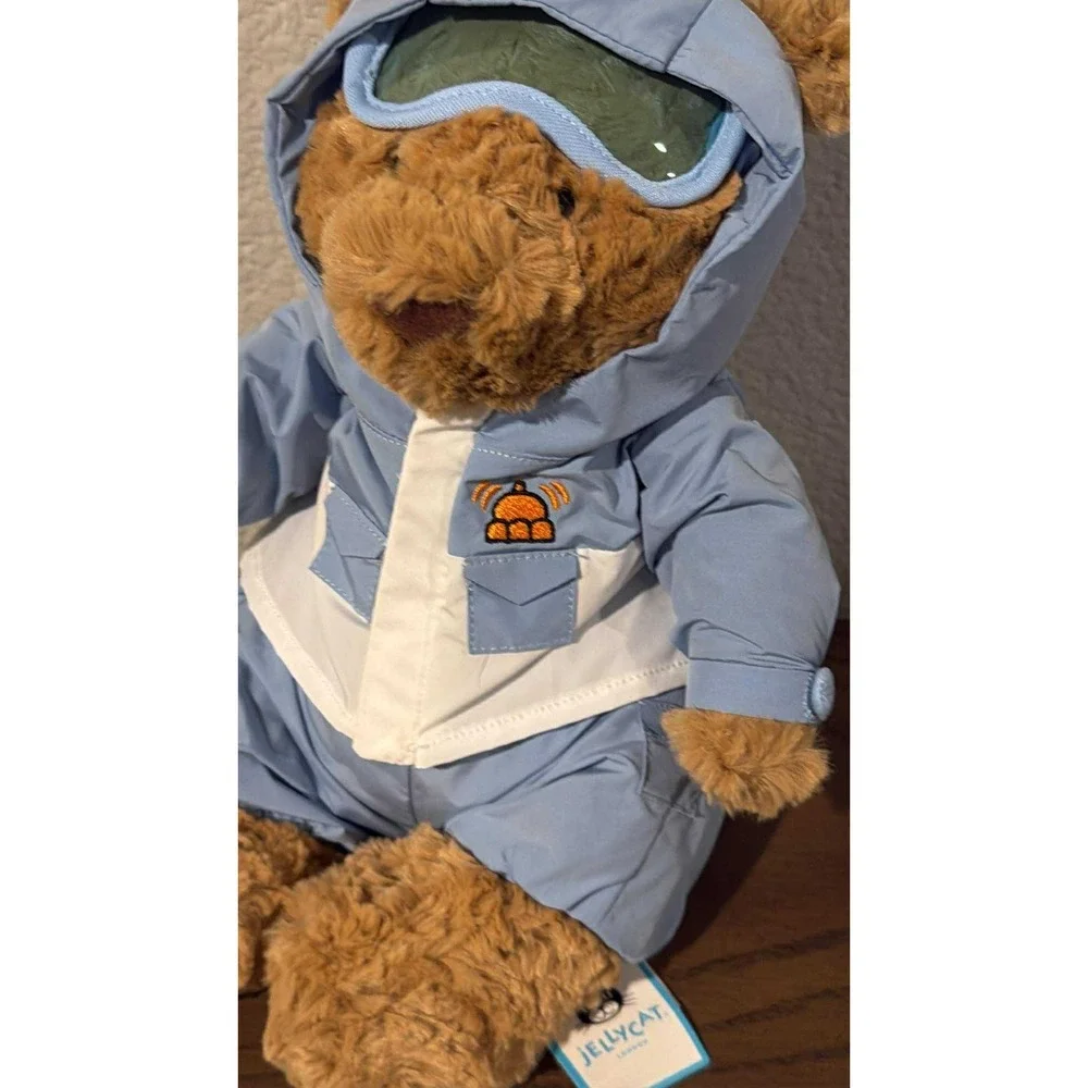 Jellycat Bartholomew Bear Snow Suit NWT Plush RETIRED  Same Day Ship AUTHENTIC